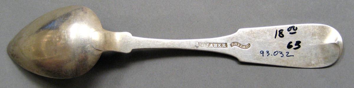 1998.0004.3775.001 Silver Spoon underside