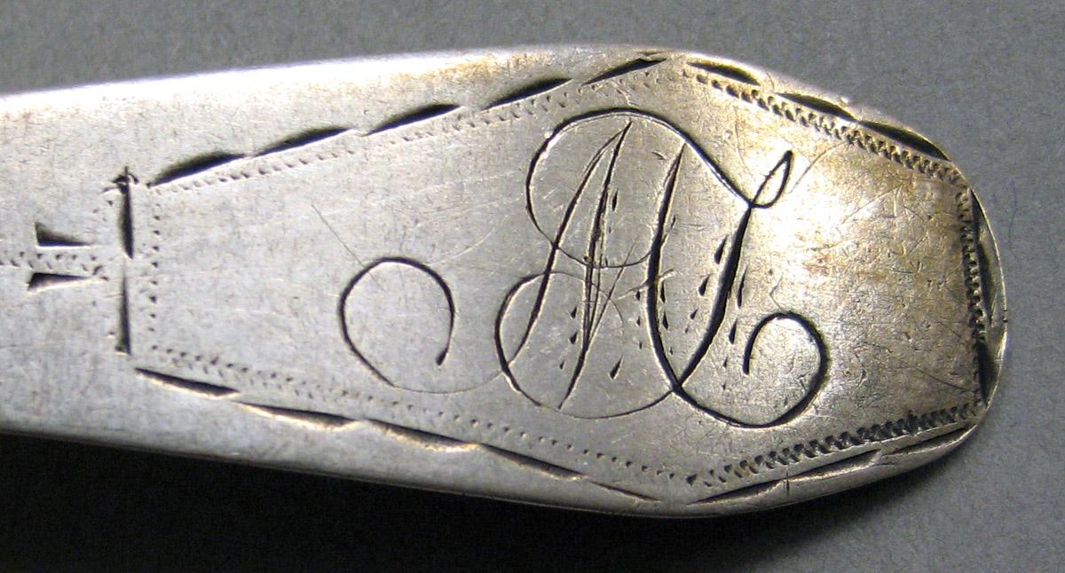1998.0004.3782 Silver Spoon engraving