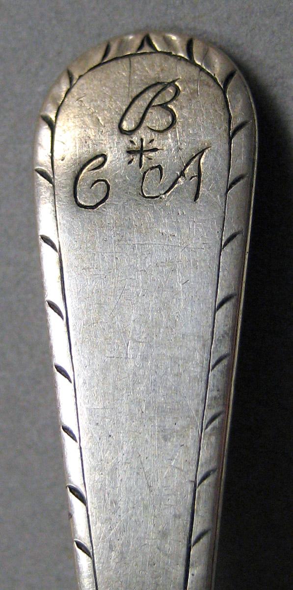 1998.0004.3784.002 Silver Spoon engraving