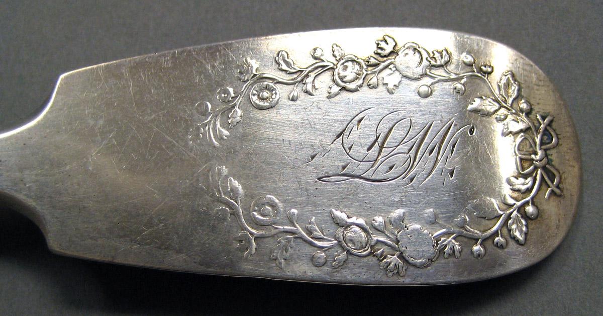 1998.0004.3786.006 Silver Spoon engraving