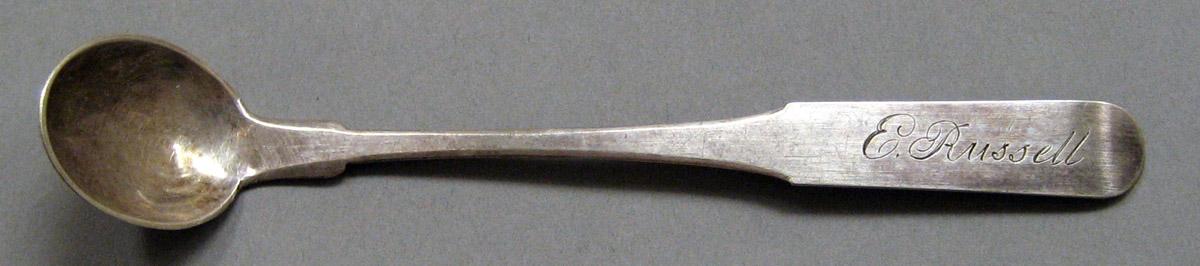 1998.0004.3787 Silver Ladle upper surface