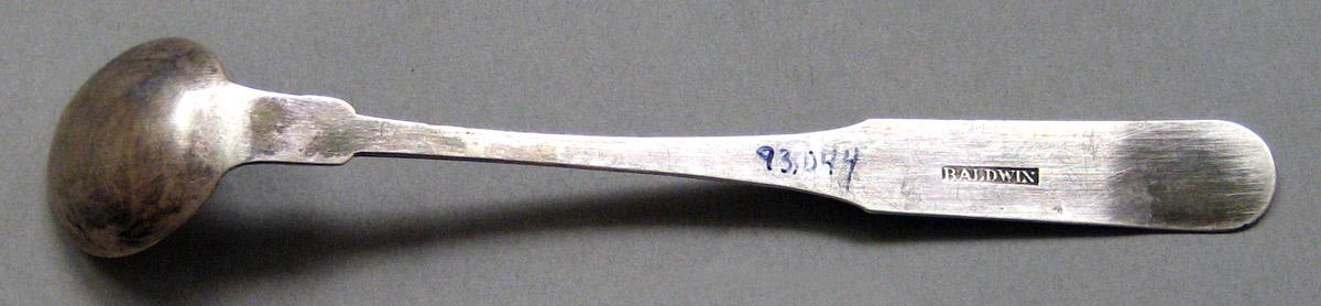 1998.0004.3787 Silver Ladle underside