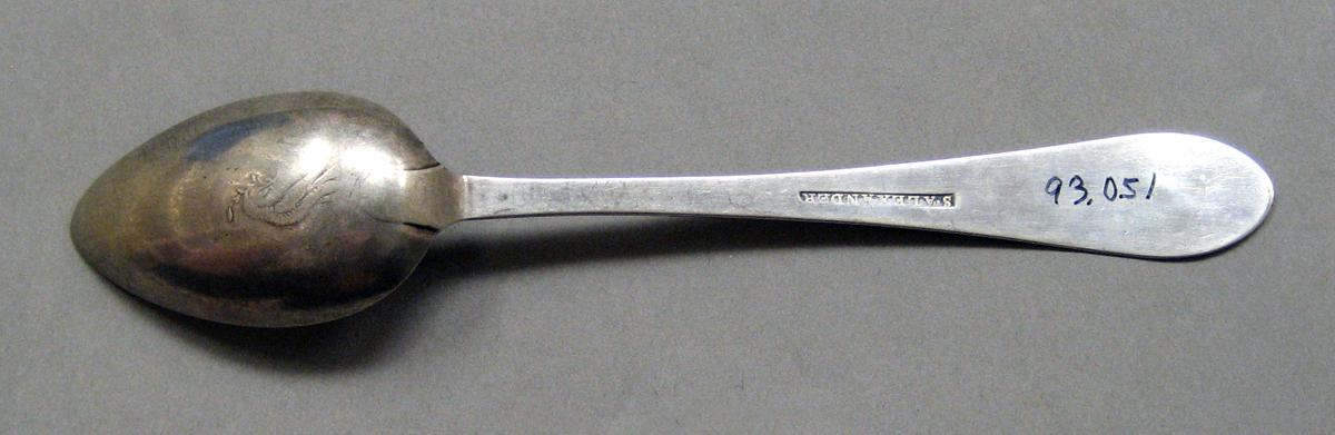 1998.0004.3794 Silver spoon underside
