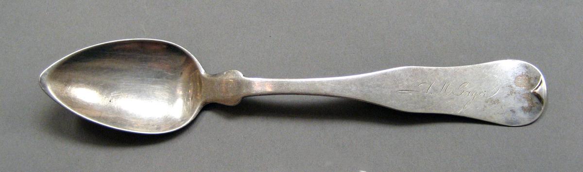 1998.0004.3795 Silver spoon upper surface
