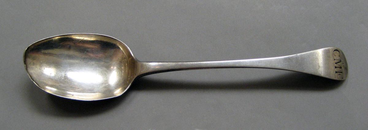 1998.0004.3799 Silver spoon upper surface