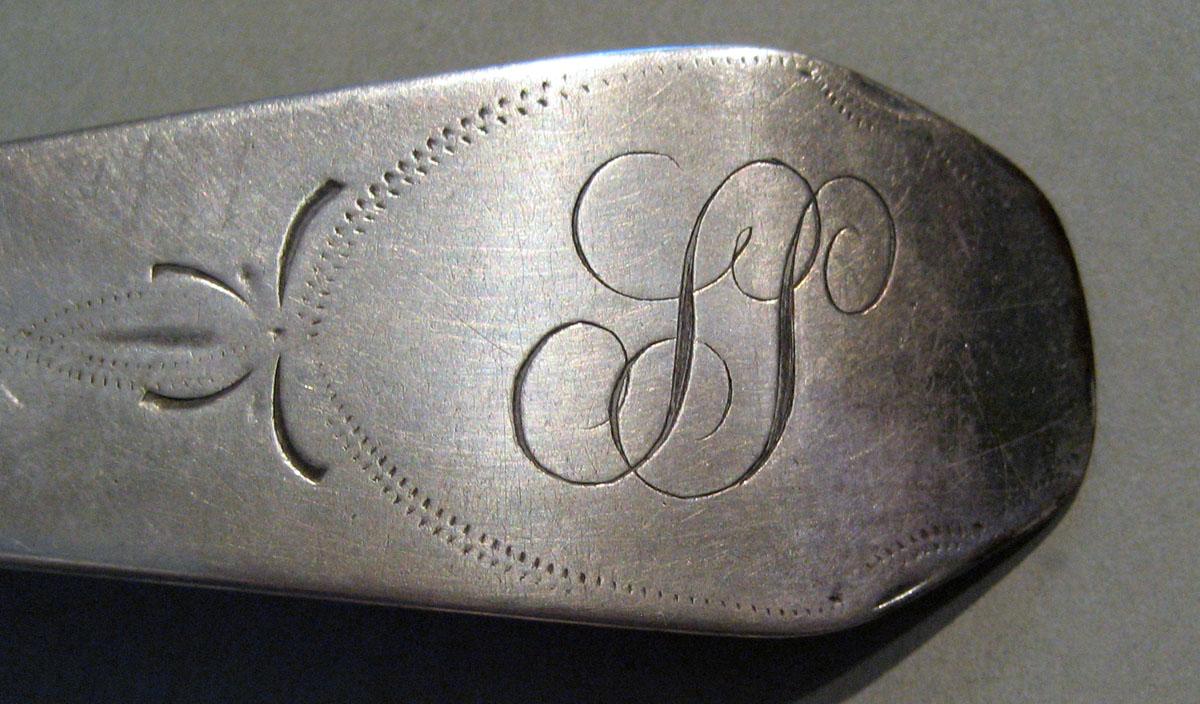 1998.0004.379 Silver Spoon engraving