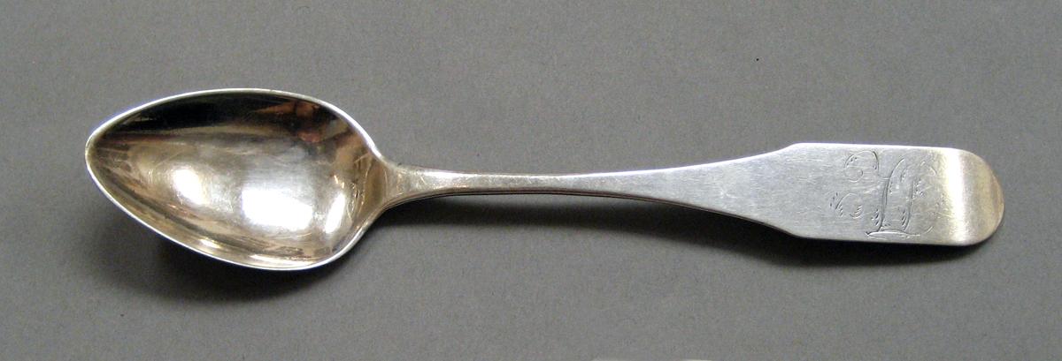 1998.0004.3802 Silver spoon upper surface