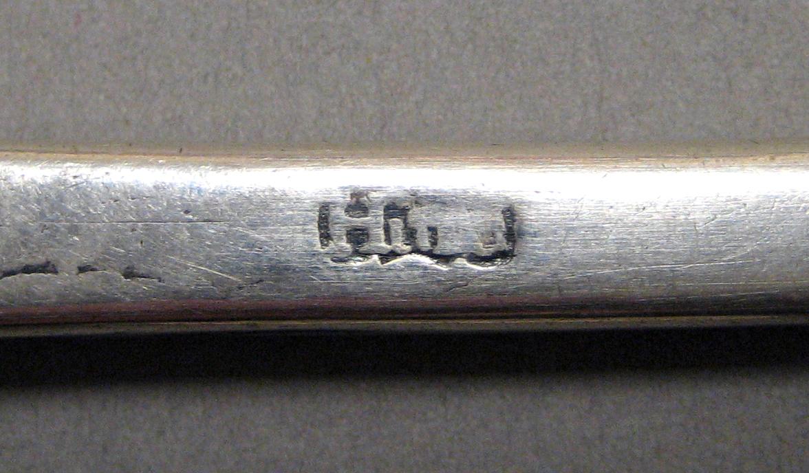 1998.0004.3805 Silver spoon mark
