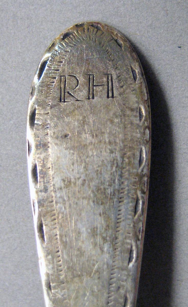1998.0004.3814 Silver Spoon engraving