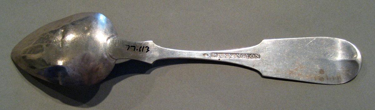 1998.0004.381 Silver Spoon underside