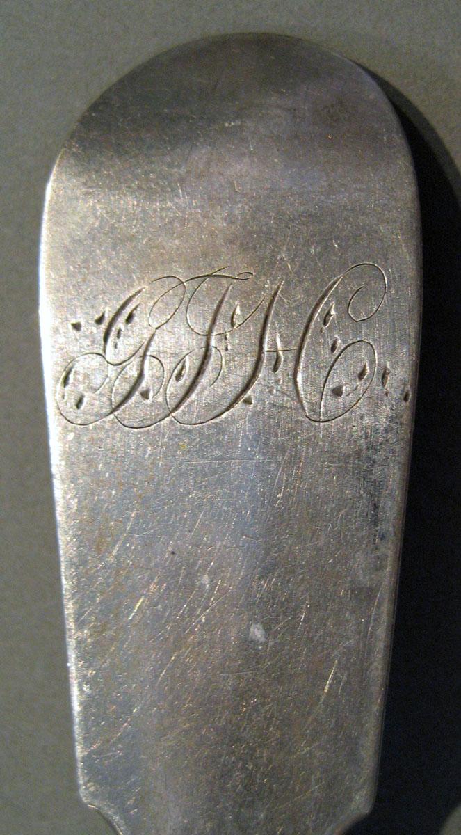 1998.0004.381 Silver Spoon engraving