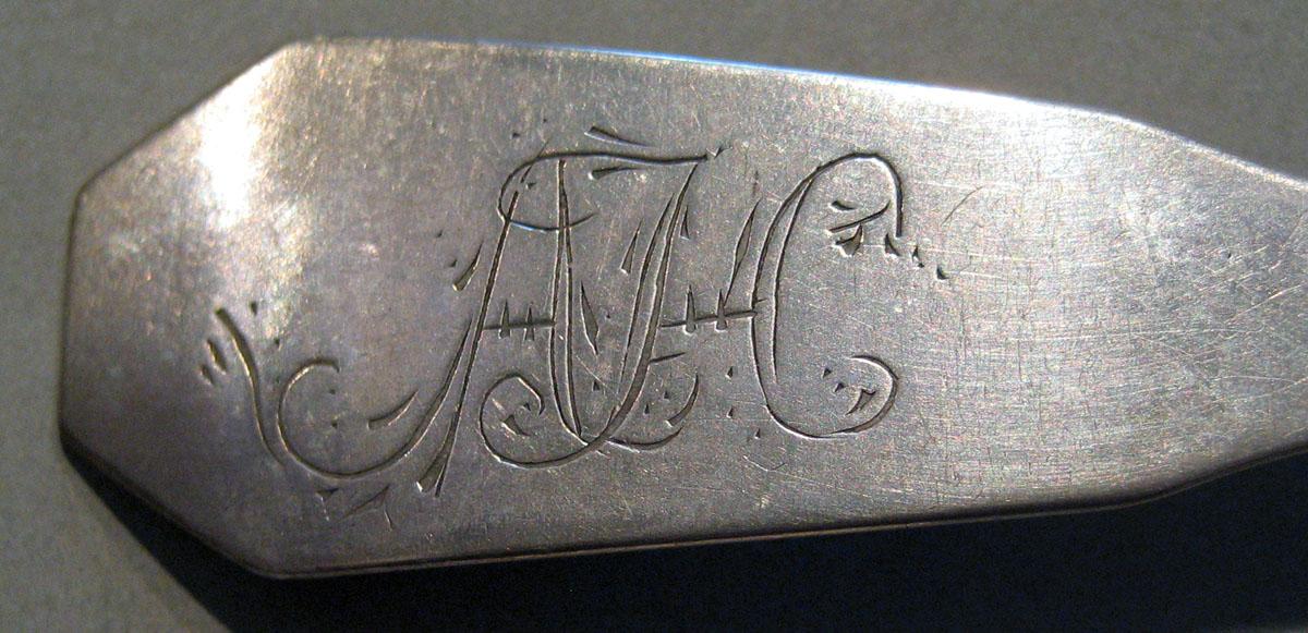 1998.0004.382.001 Silver Spoon engraving