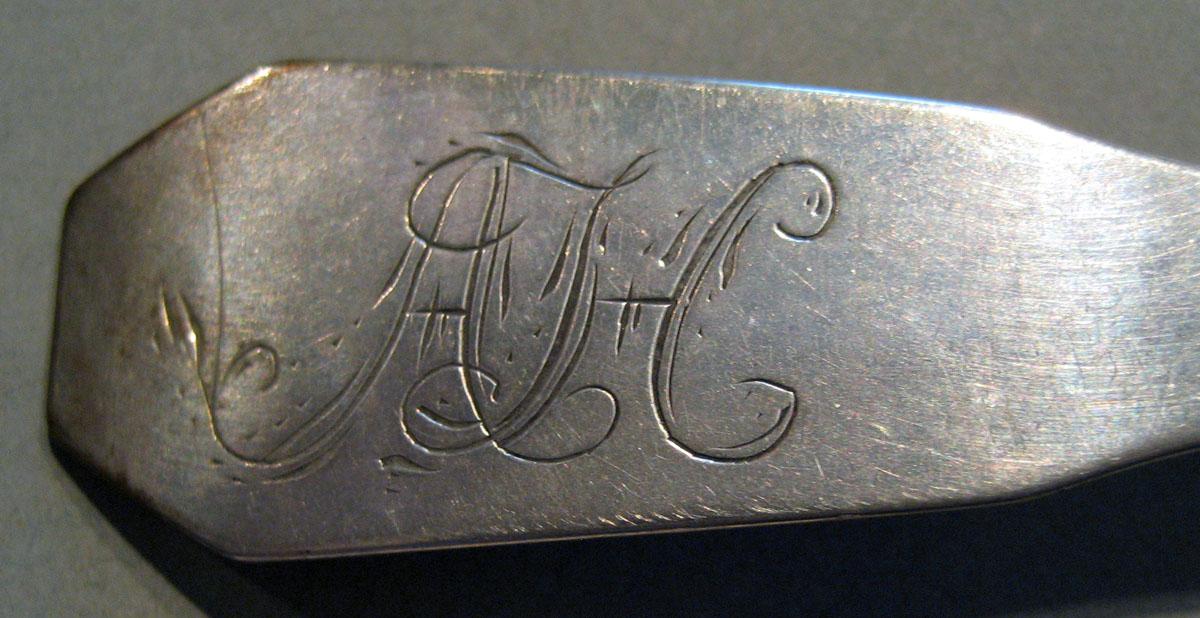 1998.0004.382.002 Silver Spoon engraving