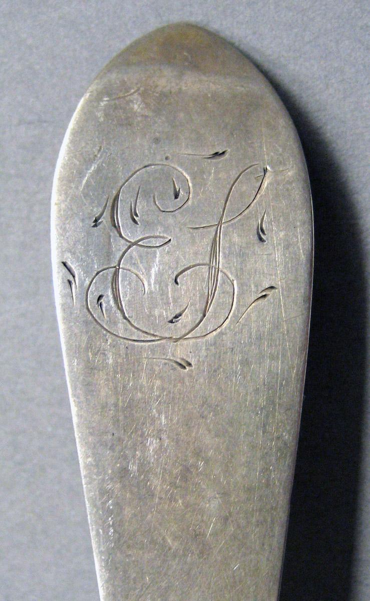 1998.0004.3824.001 Silver Spoon engraving