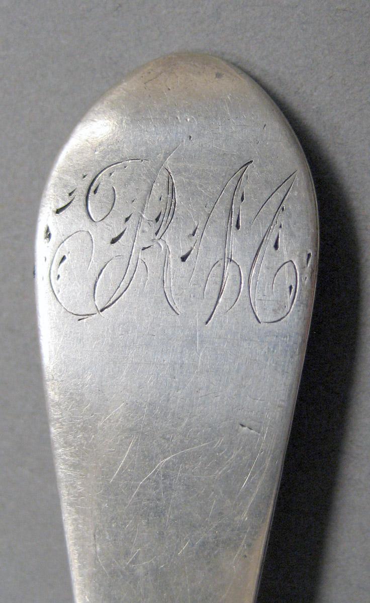 1998.0004.3825 Silver Spoon engraving