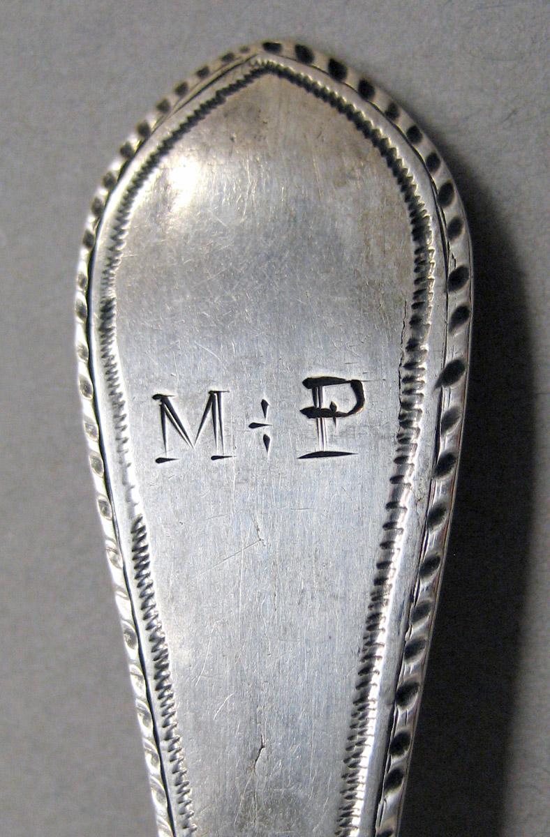 1998.0004.3827 Silver Spoon engraving