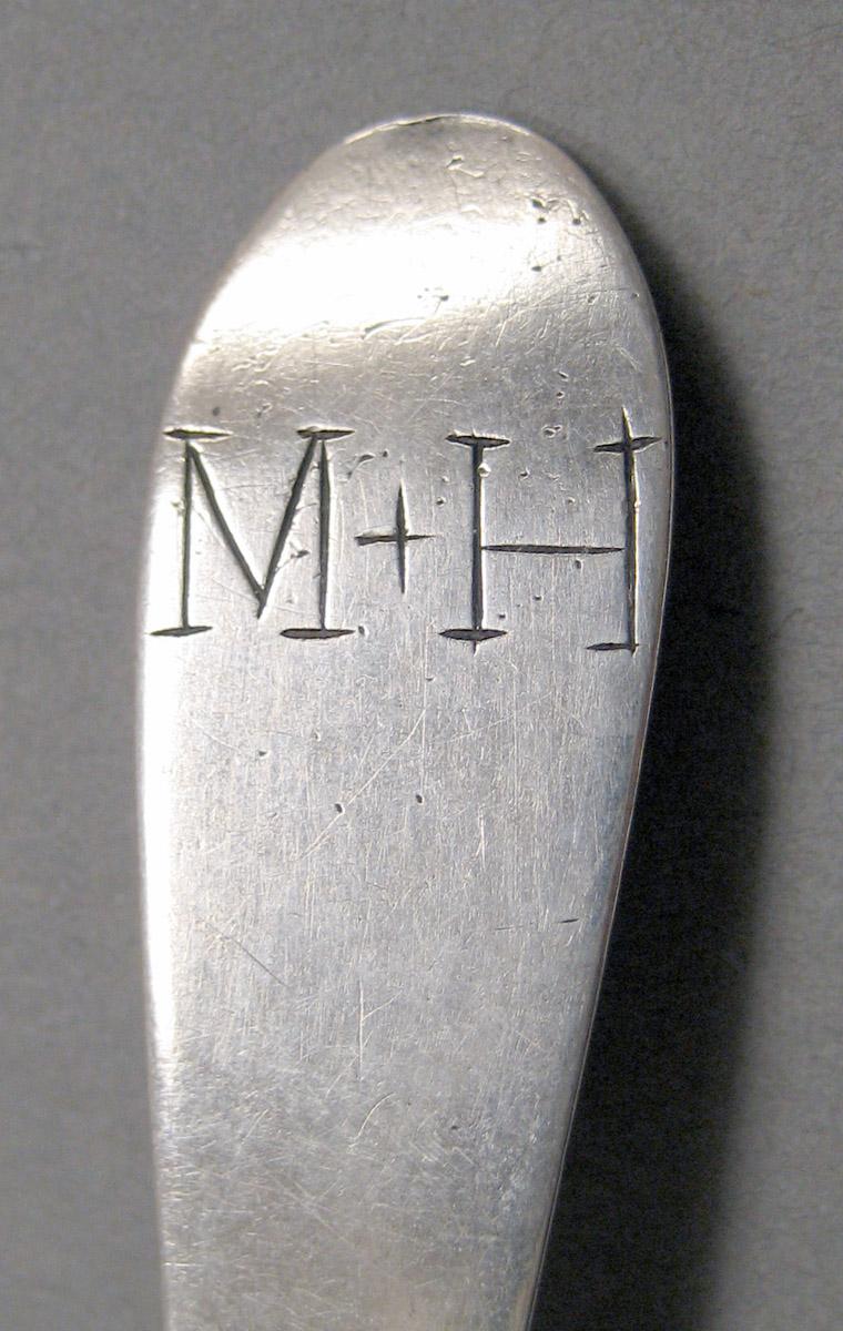 1998.0004.3832 Silver Spoon engraving