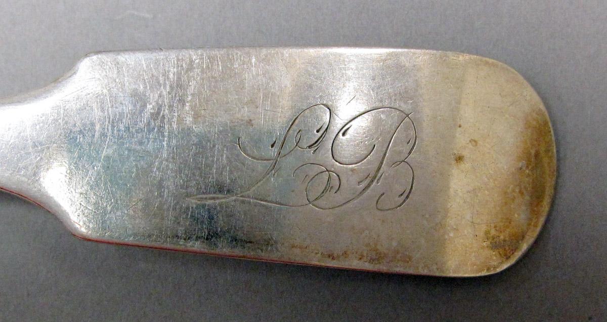 1998.0004.3835 Silver Spoon engraving