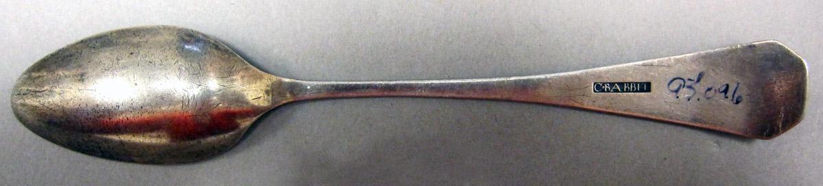 1998.0004.3839 Silver Spoon underside