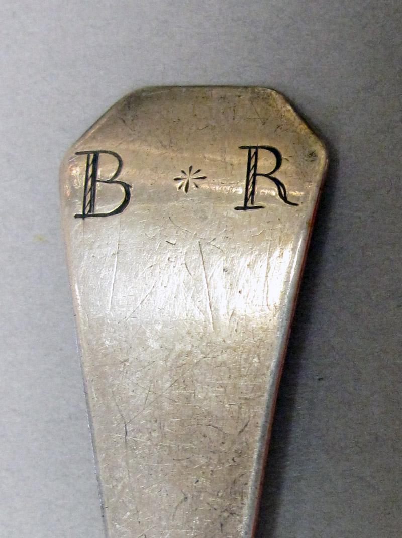 1998.0004.3839 Silver Spoon engraving