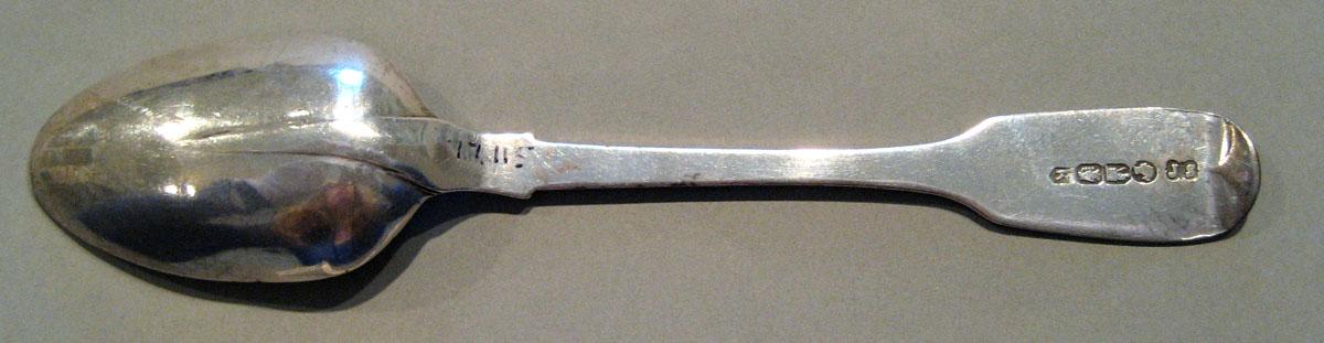 1998.0004.383 Silver Spoon underside