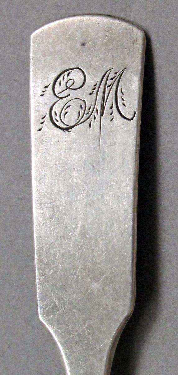 1998.0004.3849 Silver Spoon engraving