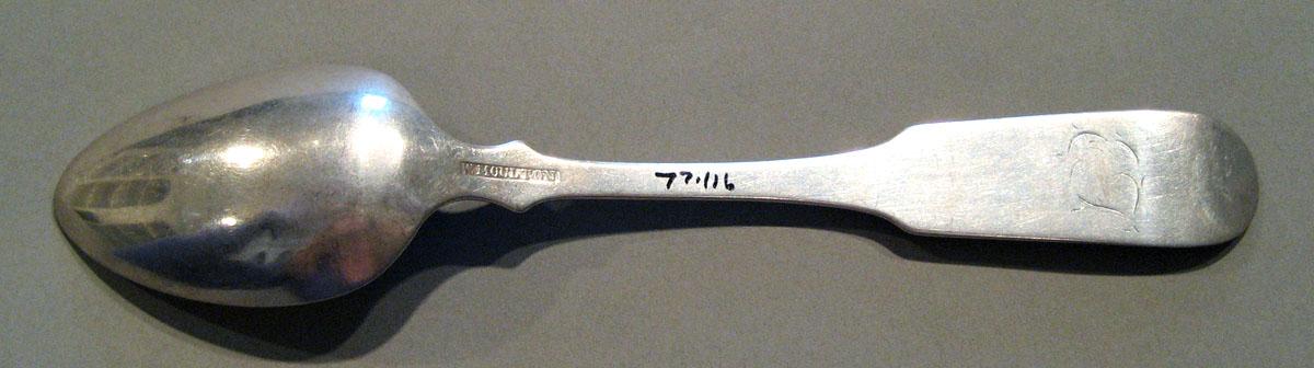 1998.0004.384 Silver Spoon underside