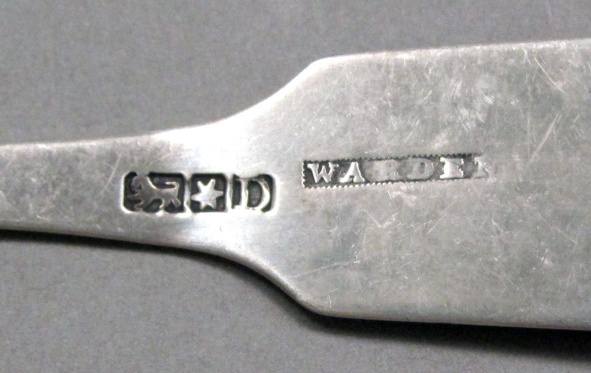 1998.0004.3850 Silver Spoon mark