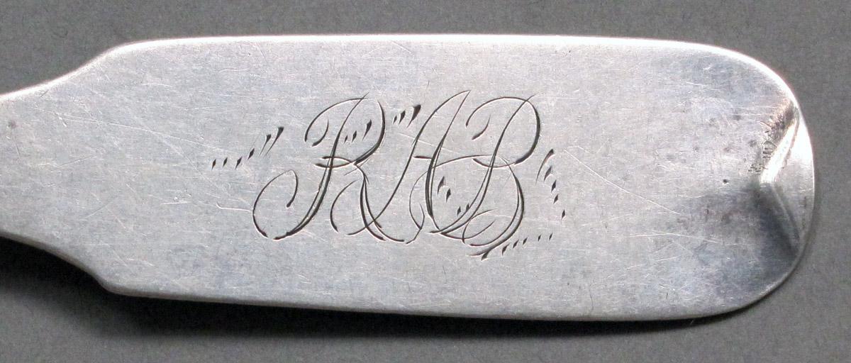 1998.0004.3851 Silver Spoon engraving