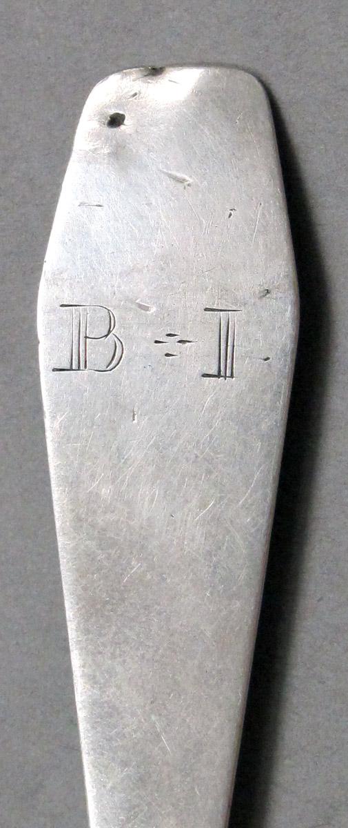 1998.0004.3852 Silver Spoon engraving