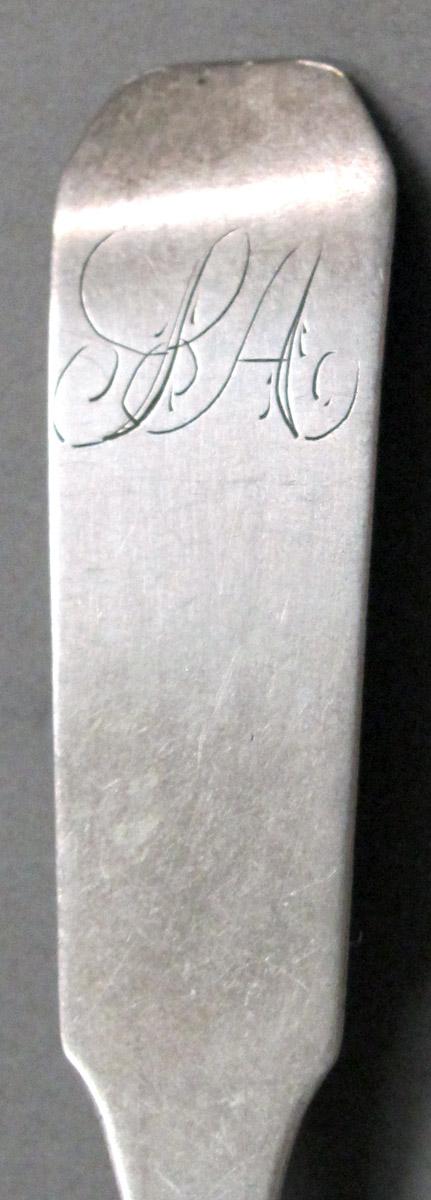 1998.0004.3853 Silver Spoon engraving