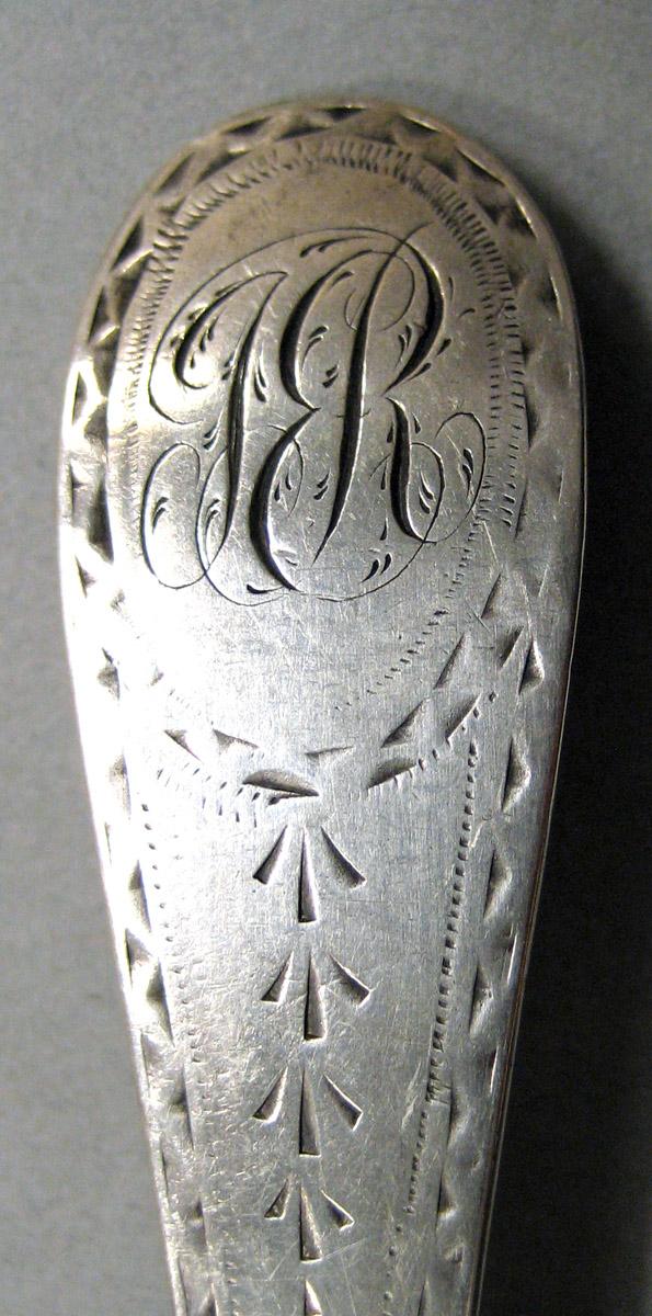 1998.0004.3854 Silver Spoon engraving