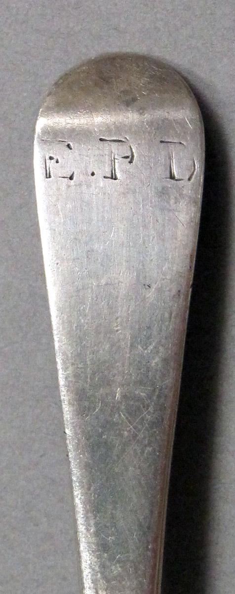 1998.0004.3855 Silver Spoon engraving