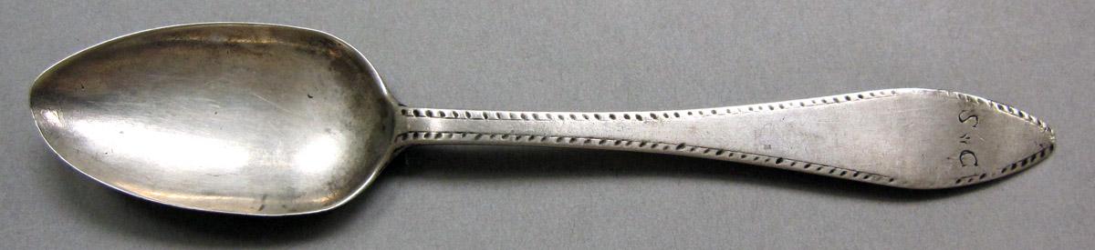 1998.0004.3856 Silver Spoon upper surface