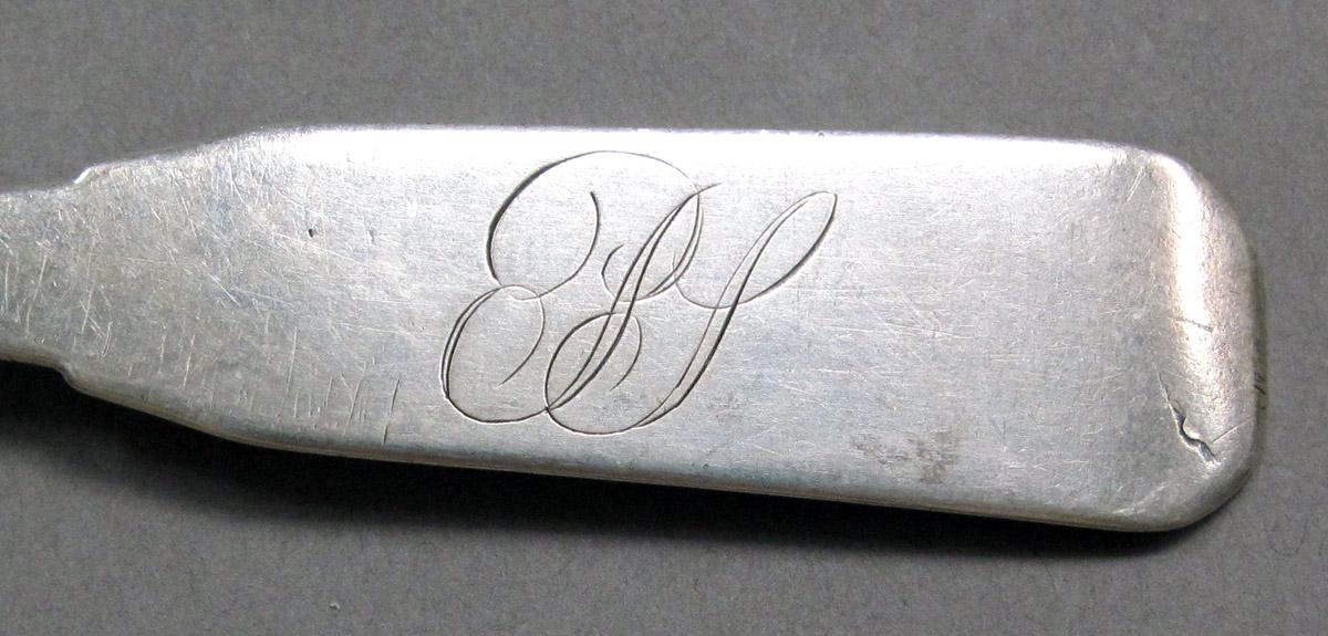 1998.0004.3857 Silver Spoon engraving