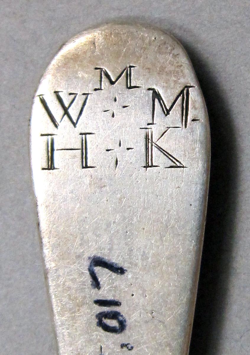 1998.0004.3859 Silver Spoon engraving