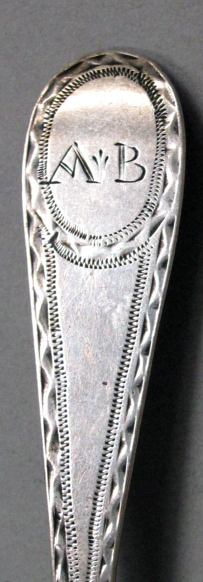 1998.0004.3860 Silver Spoon engraving