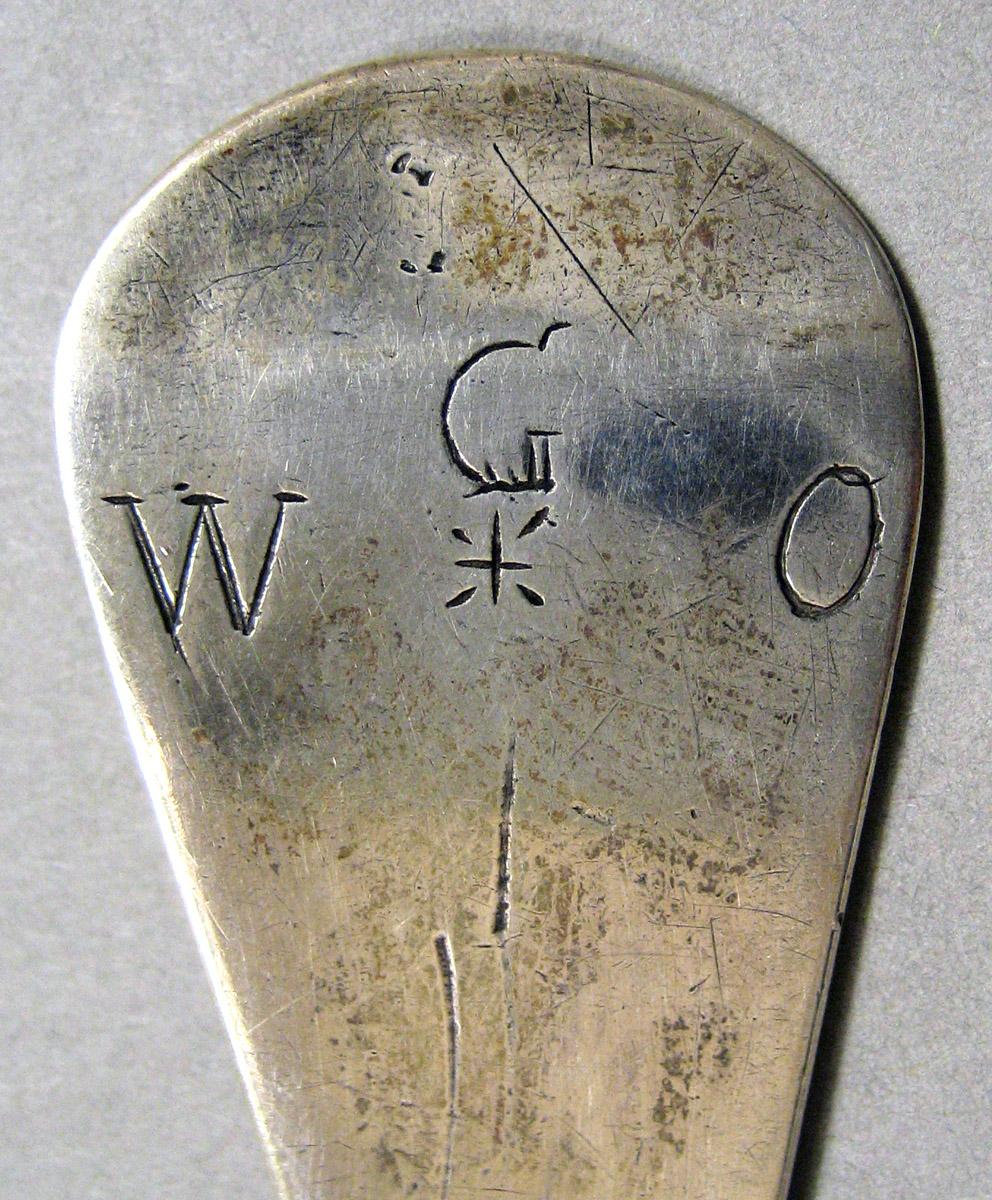 1998.0004.3862 Silver Spoon engraving