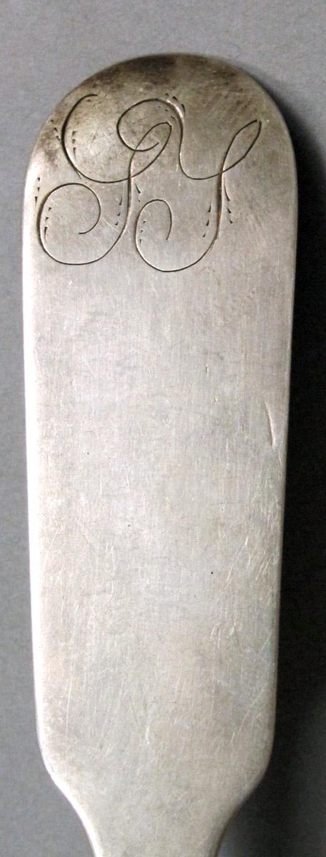 1998.0004.3865 Silver Spoon engraving