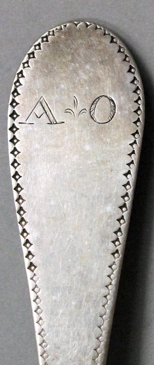 1998.0004.3866 Silver Spoon engraving