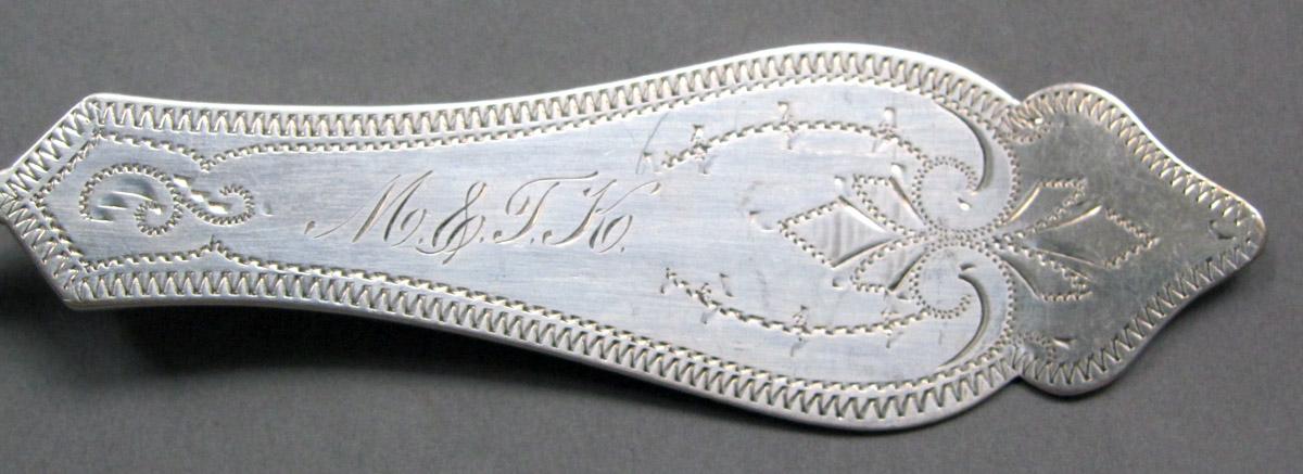 1998.0004.3869 Silver Spoon engraving