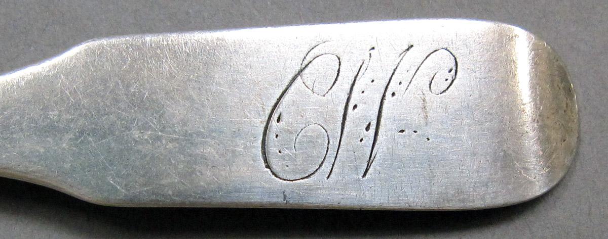 1998.0004.3870 Silver Spoon engraving