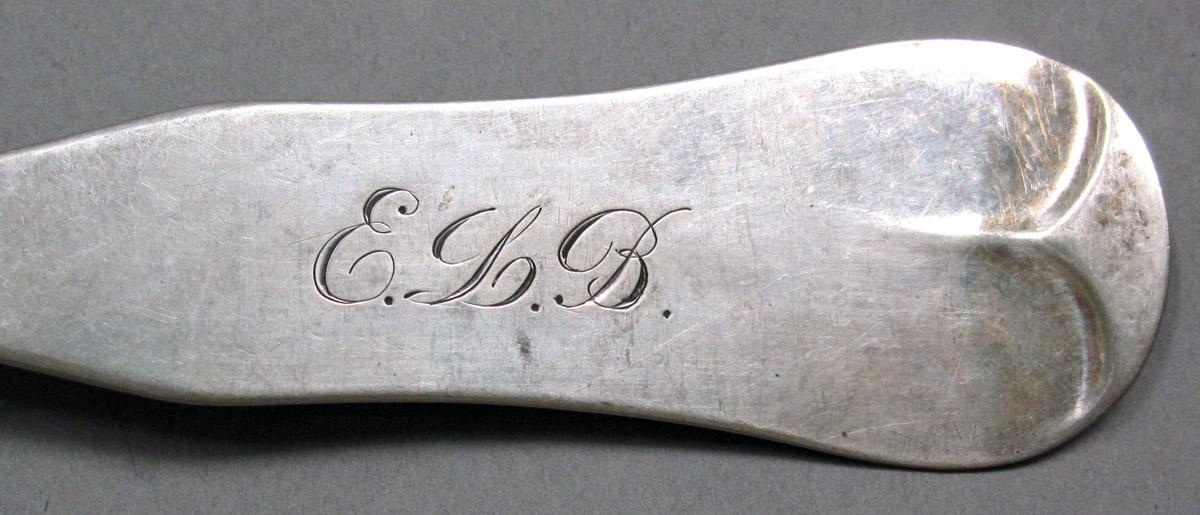 1998.0004.3871 Silver Spoon engraving