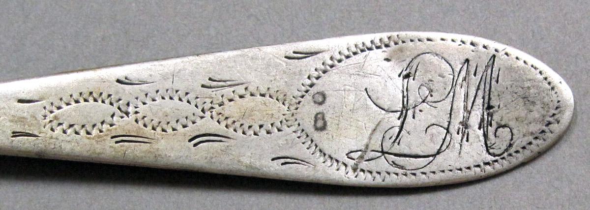 1998.0004.3873 Silver Spoon engraving
