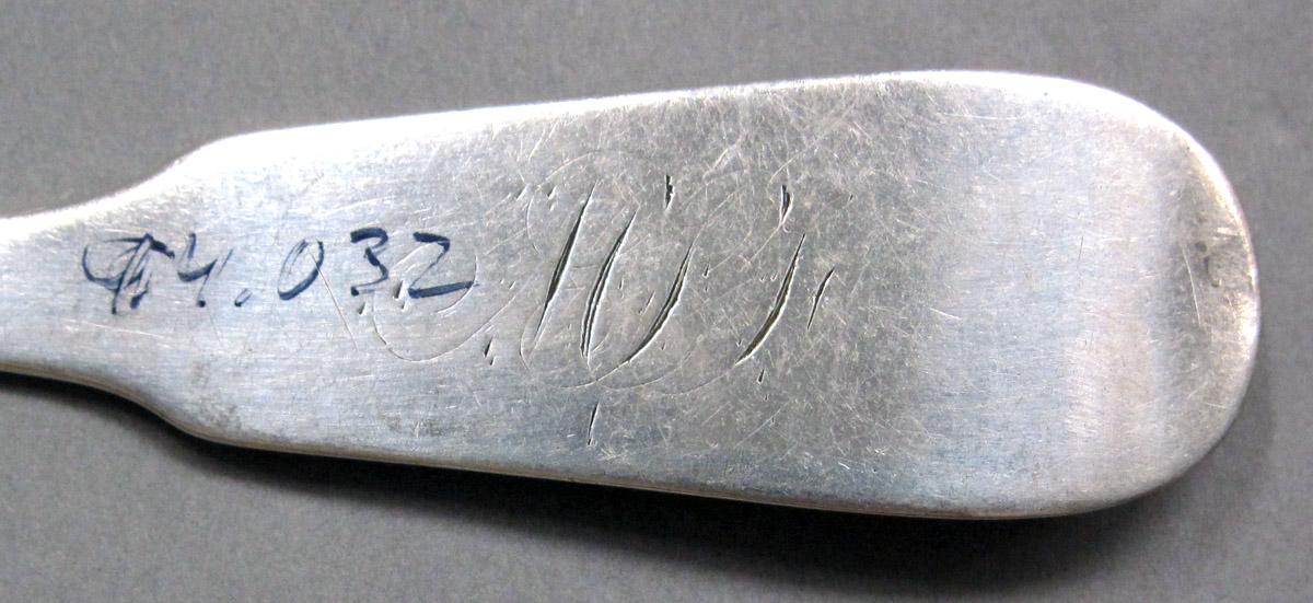 1998.0004.3874 Silver Spoon engraving