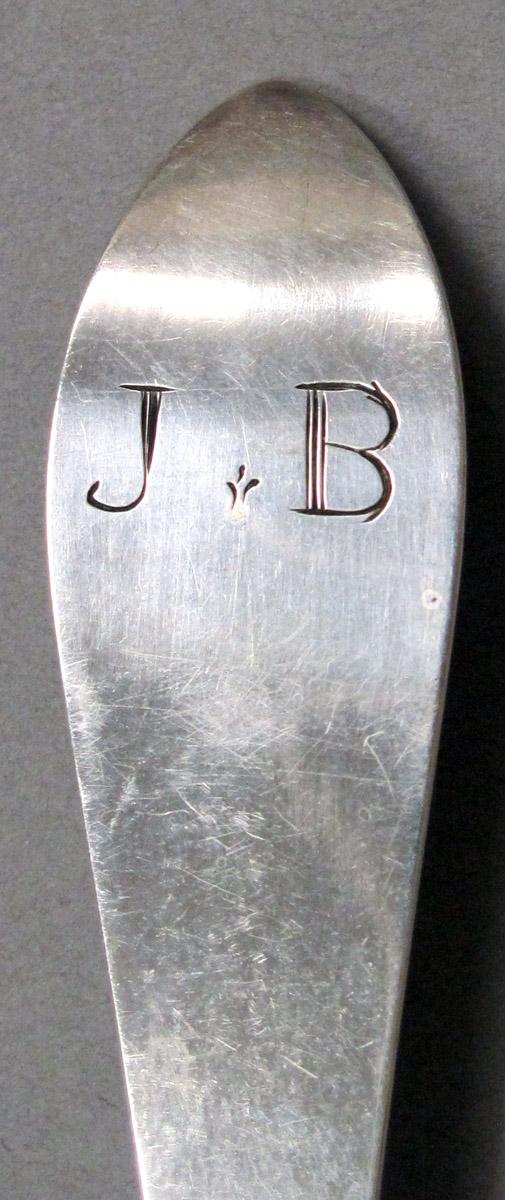 1998.0004.3875 Silver Spoon engraving
