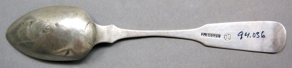 1998.0004.3878 Silver Spoon underside