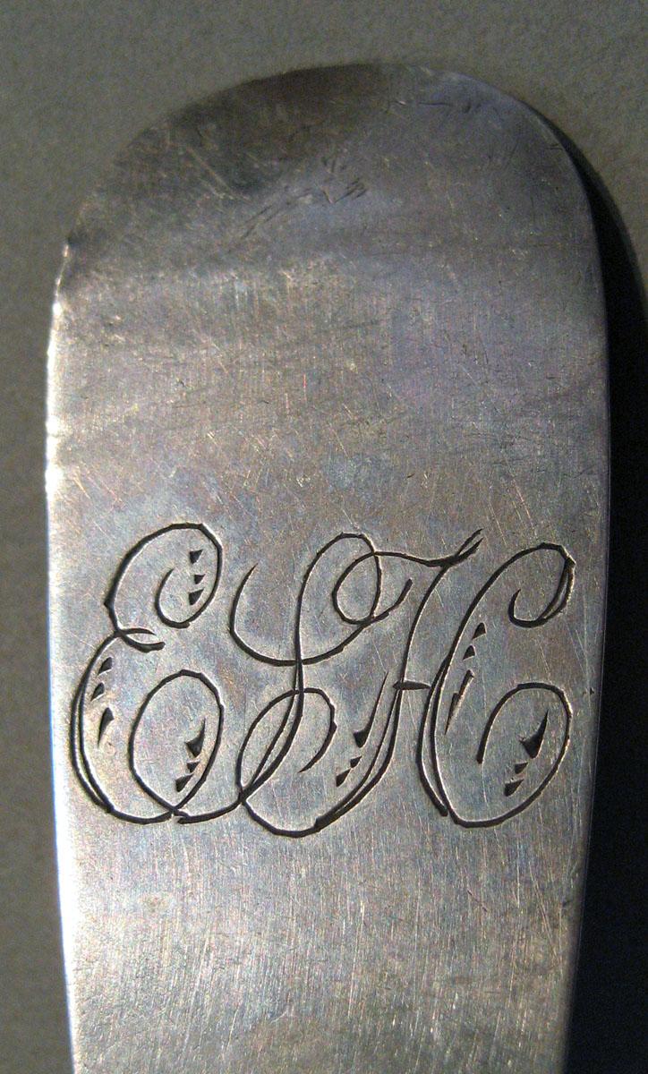 1998.0004.387 Silver Spoon engraving