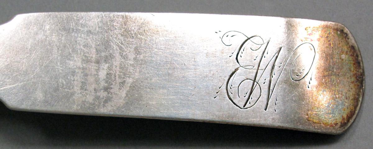 1998.0004.3880 Silver Spoon engraving