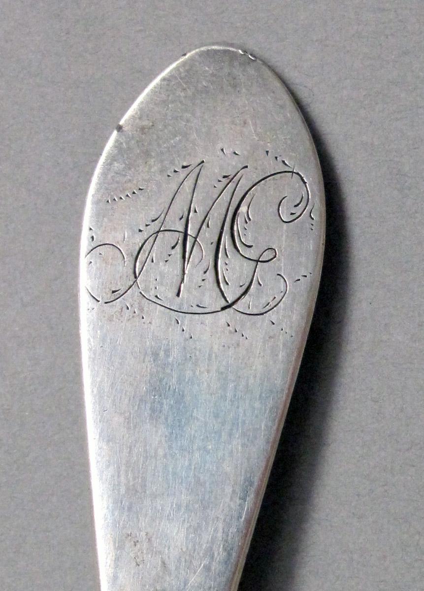 1998.0004.3881.002 Silver Spoon engraving